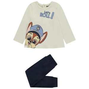 Conjunto de 2 piezas de Patrulla Canina para bebé niño con aberturas según la edad 