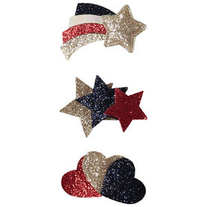 Lote de 3 clips brillantes de fantasía para niña  Main Lote de 3 clips brillantes de fantasía para niña