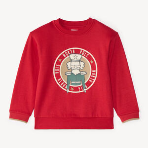 Sudadera de felpa con diseño para niño 