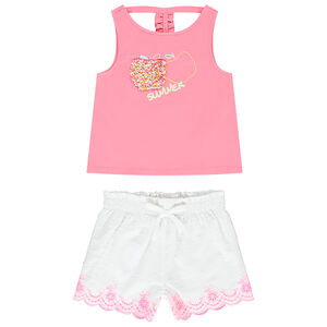 Ensemble de plage débardeur et short pour fille 