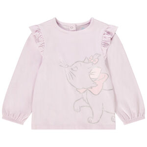 T-shirt manches longues bouffantes print Marie Les Aristochats pour bébé fille Main T-shirt manches longues bouffantes print Marie Les Aristochats pour bébé fille