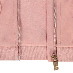 Chaqueta de felpa con capucha para bebé niña 