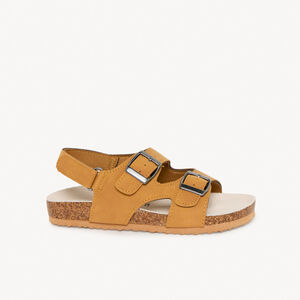Sandalias con doble hebilla y velcro niño 