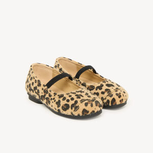 Pantalones elásticos para niña con estampado de leopardo 