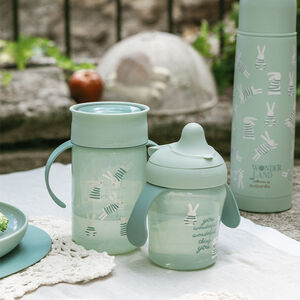 Vaso de aprendizaje 360º 340ml Wonderland verde +12M 