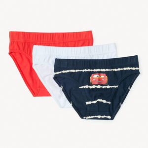 Conjunto de 3 slips estampados de Flash McQueen de Disney-Pixar para niño. 