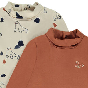 Pack de 2 peleles con estampado para bebé niño 