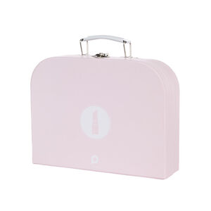 Kit de peluquería y maquillaje de madera rosa Prémaman 