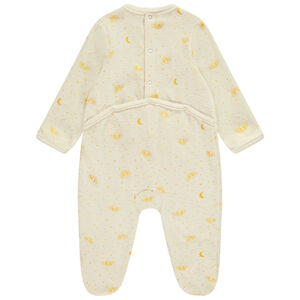 Pack de 2 peleles de terciopelo El Rey León Disney para bebé con aperturas adaptadas a la edad. 