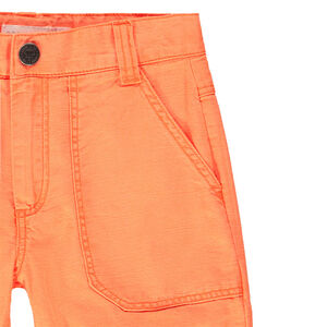 Bermuda de viscosa con vuelta para niño 