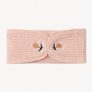 Bandeau en tricot brodé pour bébé fille  Main Bandeau en tricot brodé pour bébé fille