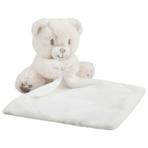 Doudou osito con detalles bordados en plata 