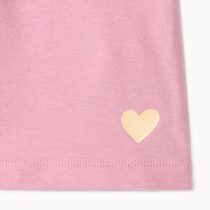 Lote de 3 camisetas lisas de manga corta niña 
