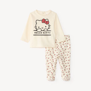 Pyjama 2 pièces bébé fille Hello Kitty manches longues 