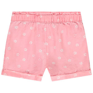 Short estampado flores de hibisco para niña 
