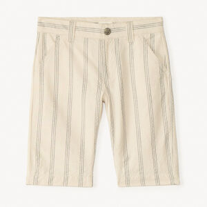Bermudas de rayas de tela para niño 