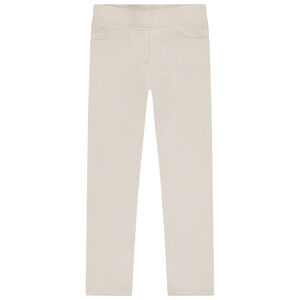 Jeggings de felpa lisos 