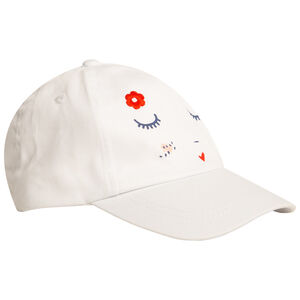 Gorra estampada y bordada para bebé niña 