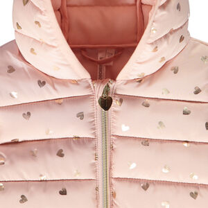 Chaqueta acolchada ligera corazones 