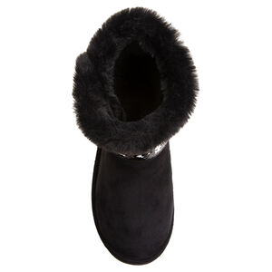 Botas de media caña con efecto antelina y lentejuelas mágicas de la 28 a la 35 