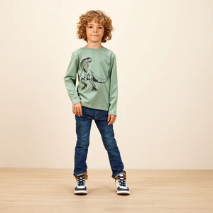 Pantalones vaqueros slim niño en denim 