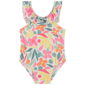 Bañador de una pieza estampado de flores para bebé niña 