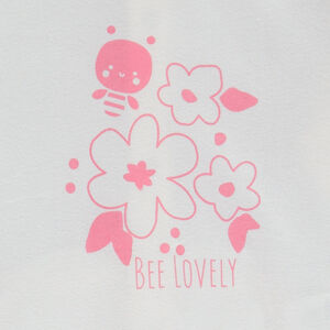 Pelele de punto de jersey con estampado fantasía para bebé niña 