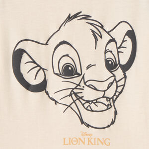 Camiseta de manga larga con estampado flock El Rey León Disney para bebé niño 