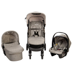 Carrito de bebé trio Triade con silla de coche y capazo gris  Main Carrito de bebé trio Triade con silla de coche y capazo gris