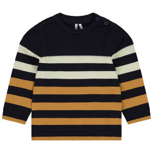 Jersey rayado de punto fantasía para bebé niño 