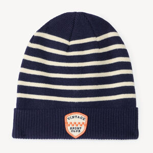 Gorro a rayas para niño 