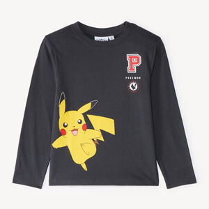 Camiseta de manga larga para niño Pikachu Pokémon 
