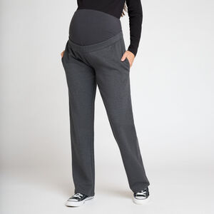 Jogging large de grossesse molletonné avec bandeau haut 