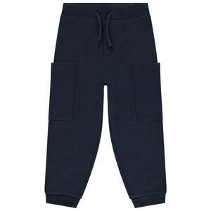 Chándal de felpa liso con bolsillos para bebé niño 