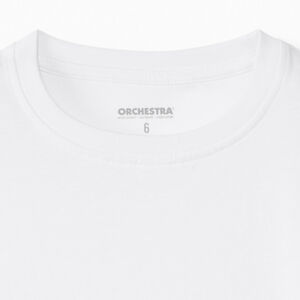 Camiseta de manga corta lisa para niño 