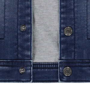 Chaqueta worker bicolor con capucha desmontable para bebé niño 