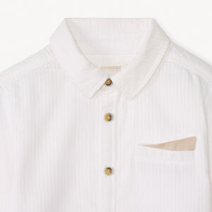 Camisa de manga larga + pajarita niño 