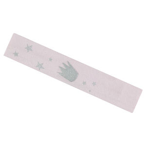 Cinta con estrellas y corona estampadas 