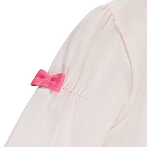 Conjunto bebé niña peto + camiseta manga larga 