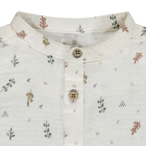 Conjunto 2 piezas con peto bordado para bebé niño 