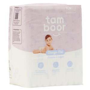 Lote de 10 protectores desechables para cambiador 60 x 60 cm  Main Lote de 10 protectores desechables para cambiador 60 x 60 cm