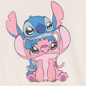 Camiseta de manga corta Stitch & Angel Disney niña 