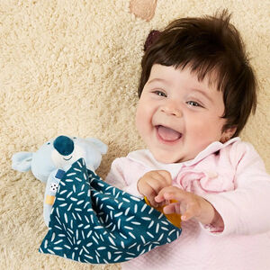 Set regalo dudú y sonajero Koala azul 