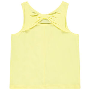 Camiseta sin mangas con lentejuelas y espalda calada niña 