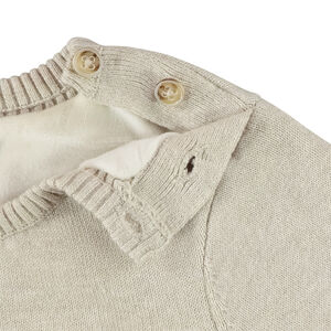 Jersey de punto con parches de Batman para bebé niño 