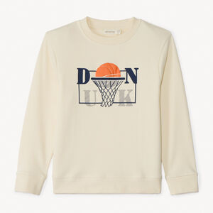 Sweat molleton avec puff print pour garçon 