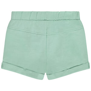 Short liso en jersey slub para bebé niña 