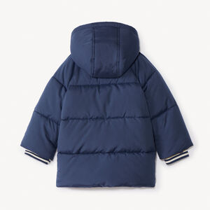 Plumífero largo acolchado y forrado en sherpa para bebé niño 