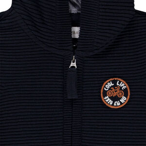 Gilet à capuche en tricot fantaisie pour bébé garçon 