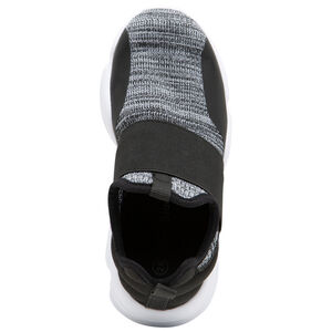 Zapatillas jaspeadas con gran elástico sin cordones 